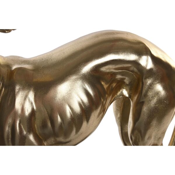 Decorative Figure DKD Home Decor 44,5 x 17 x 65,5 cm Black Golden Dog - Image 3