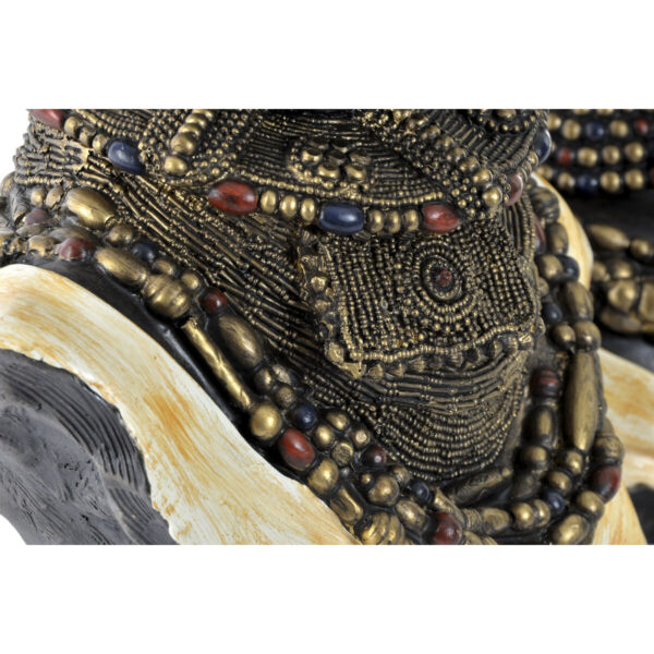 Decorative Figure DKD Home Decor Black Beige Colonial African Woman African Man 26 x 20 x 42 cm (2 Units) - Image 2