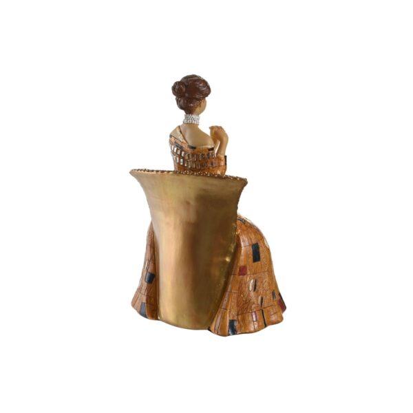 Decorative Figure DKD Home Decor Yellow Resin (21,5 x 18,5 x 31 cm) - Image 2