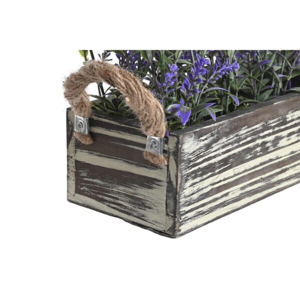 Decorative Plant DKD Home Decor 30 x 12 x 21 cm Wood Lilac Polyethylene Fuchsia (2 Units) - Image 3
