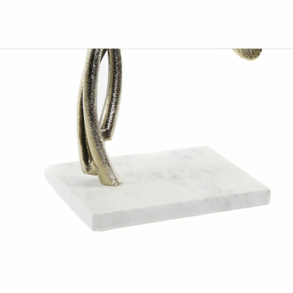 Decorative Figure DKD Home Decor Aluminium Marble (30 x 10 x 44 cm) - Image 3