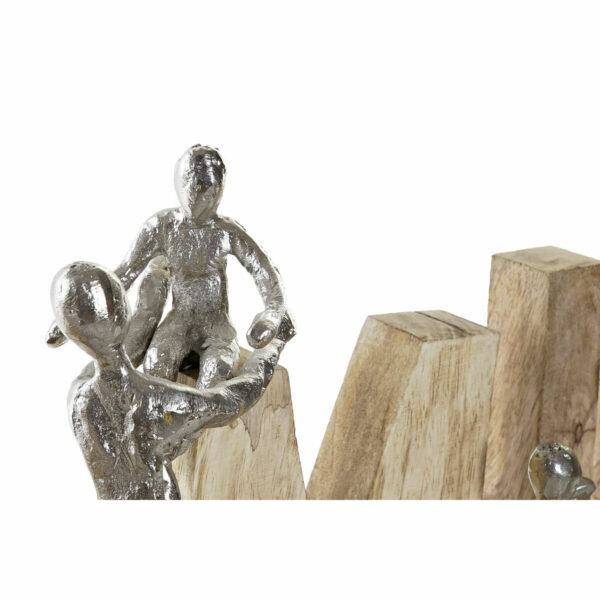 Decorative Figure DKD Home Decor Brown Aluminium Mango wood (55 x 7,5 x 21 cm) - Image 2