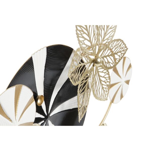 Decorative Figure DKD Home Decor Black Golden Metal Modern (62 x 9 x 61,6 cm) - Image 2