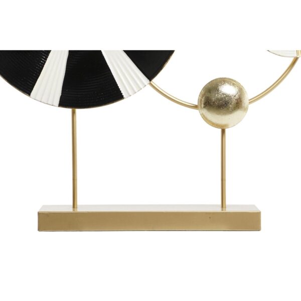 Decorative Figure DKD Home Decor Black Golden Metal Modern (62 x 9 x 61,6 cm) - Image 3