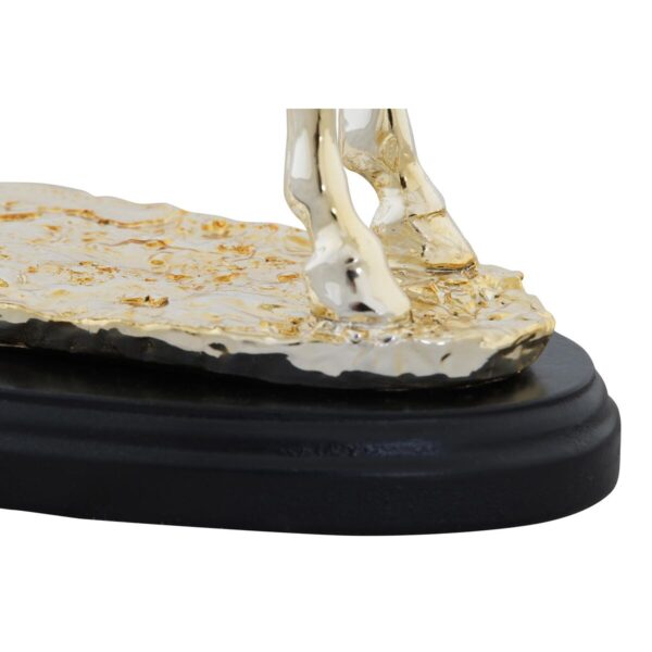 Decorative Figure DKD Home Decor Horse Black Golden Resin (30 x 11,5 x 26 cm) - Image 2
