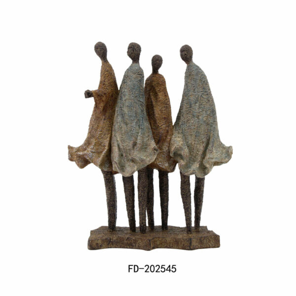 Decorative Figure DKD Home Decor African Woman Resin Multicolour (33,5 x 14,5 x 41 cm) - Image 4