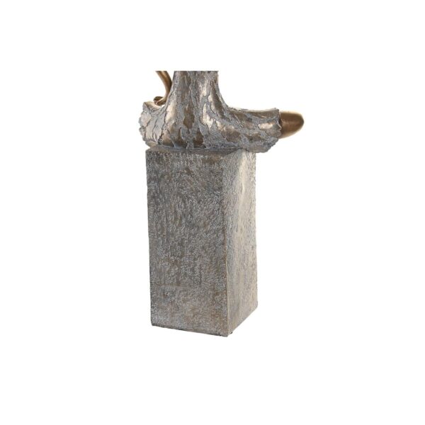 Decorative Figure DKD Home Decor 16 x 12 x 37 cm Lady Red Grey Blue (3 Units) - Image 2