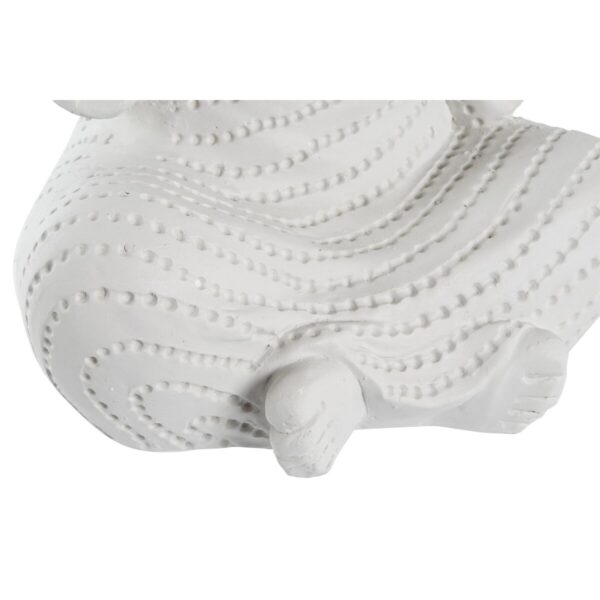 Decorative Figure DKD Home Decor 25,5 x 19 x 39 cm White Monk Oriental (2 Units) - Image 2