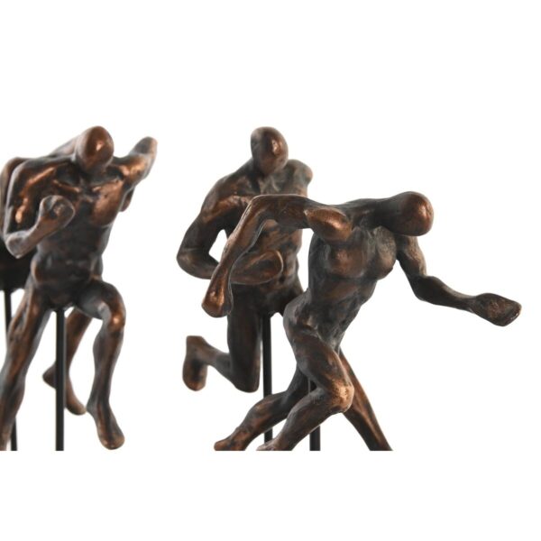 Decorative Figure DKD Home Decor Metal Copper Resin Modern (43 x 11,5 x 19 cm) - Image 2