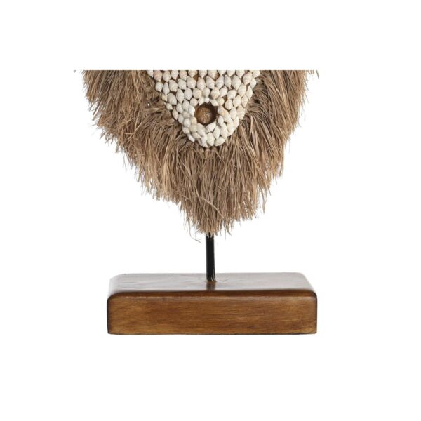 Decorative Figure DKD Home Decor Natural Mask Fibre (30 x 10,5 x 53 cm) - Image 3
