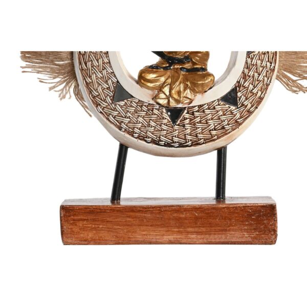 Decorative Figure DKD Home Decor 18,5 x 5,6 x 30,5 cm Beige Blue Buddha Oriental (2 Units) - Image 2