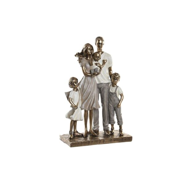 Decorative Figure DKD Home Decor 24 x 11,5 x 34 cm Multicolour Family (2 Units) - Image 3