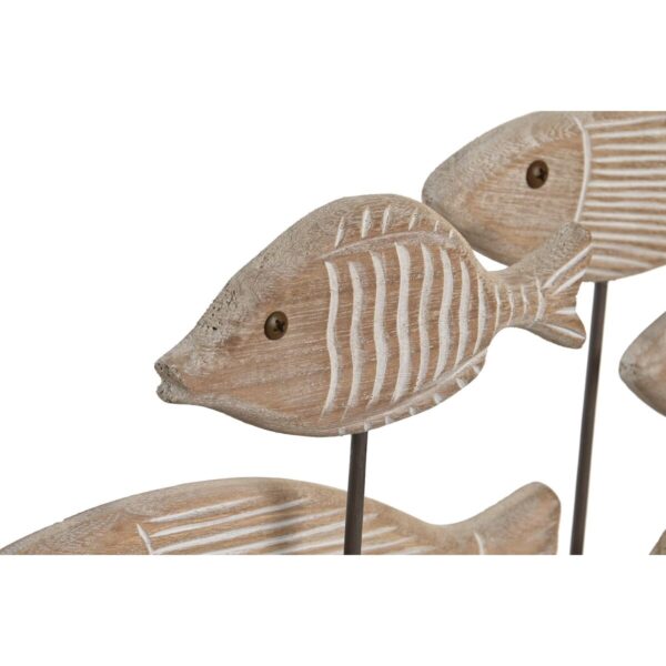 Decorative Figure DKD Home Decor 51 x 8 x 27 cm Aged finish Light brown Spirals - Image 3