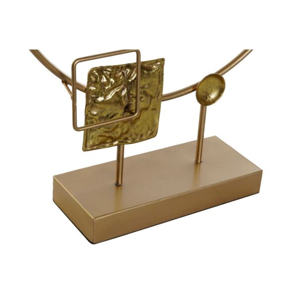 Decorative Figure DKD Home Decor 51 x 9 x 51 cm Blue Golden Bird - Image 2