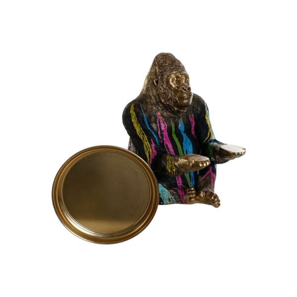 Decorative Figure DKD Home Decor 38 x 46 x 50,5 cm Multicolour Gorilla - Image 2