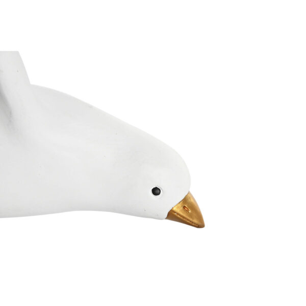 Decorative Figure DKD Home Decor 28 x 4,5 x 23 cm White Romantic (2 Units) - Image 3
