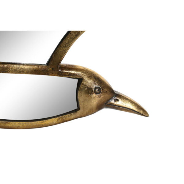 Decorative Figure DKD Home Decor 32,5 x 3 x 28 cm Golden Bird - Image 3