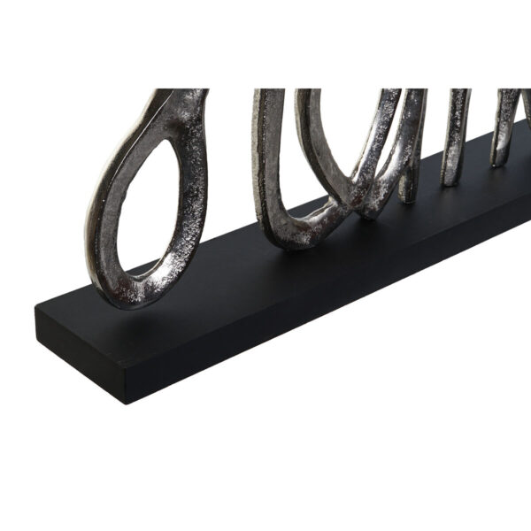Decorative Figure DKD Home Decor Black Golden Silver Urban 46 x 8 x 29 cm (2 Units) - Image 3