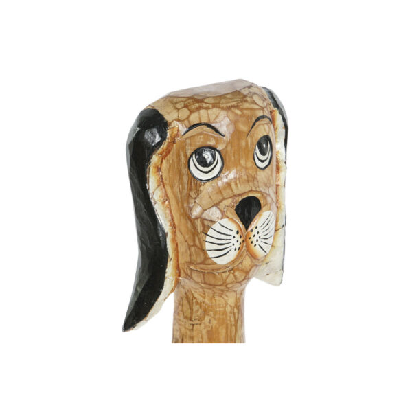 Decorative Figure DKD Home Decor White Brown Dog Tropical 80 cm 16 x 9 x 100 cm - Image 5