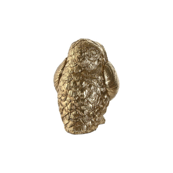 Decorative Figure Home ESPRIT Golden Owl 11 x 11 x 15 cm (3 Units) - Image 3