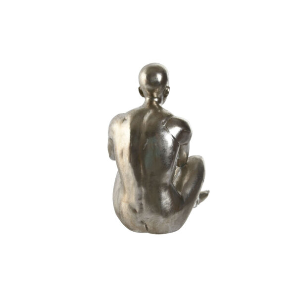 Decorative Figure Home ESPRIT Golden Silver 19 x 13,5 x 22 cm (2 Units) - Image 2