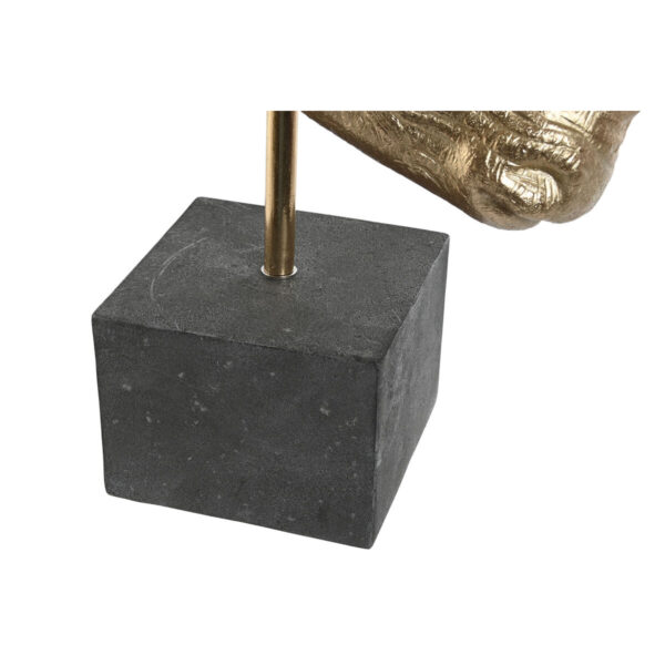 Decorative Figure Home ESPRIT Black Golden 33 x 24 x 43,5 cm - Image 2