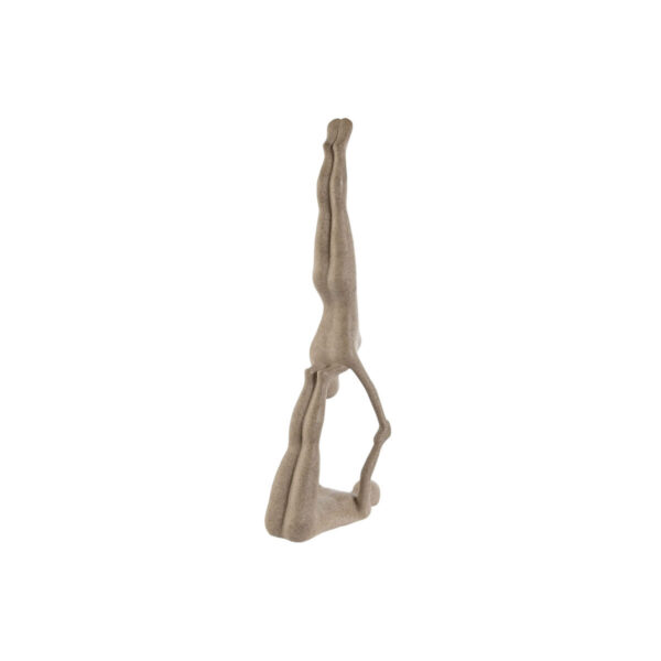 Decorative Figure Home ESPRIT Beige Yoga 29,5 x 8 x 28 cm - Image 3