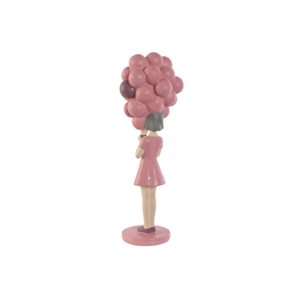 Decorative Figure Home ESPRIT Pink Light mauve chica 11 x 11,7 x 32 cm - Image 3