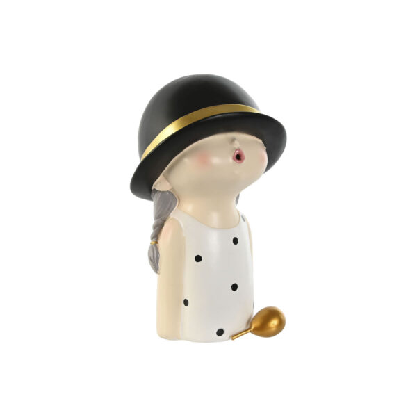 Decorative Figure Home ESPRIT White Black 15 x 18 x 26 cm (2 Units) - Image 4