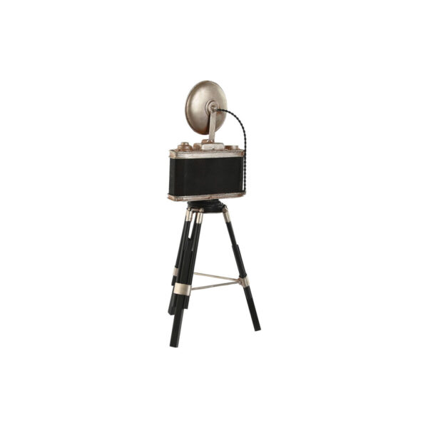 Decorative Figure Home ESPRIT Black Silver Camera Vintage 15 x 17 x 37 cm - Image 3