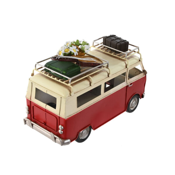 Decorative Figure Home ESPRIT Van Red Green Vintage 25 x 12 x 17 cm (2 Units) - Image 3