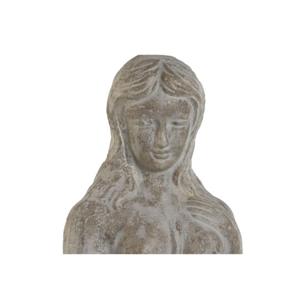 Decorative Figure Home ESPRIT Grey Lady Romantic Aged finish 17 x 17 x 61 cm - Image 4