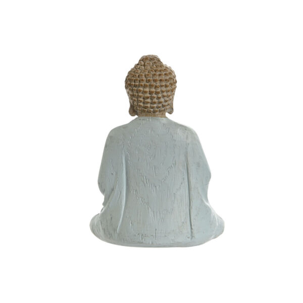 Decorative Figure Home ESPRIT White Green Turquoise Buddha Oriental 6 x 4 x 8,5 cm (6 Units) - Image 2