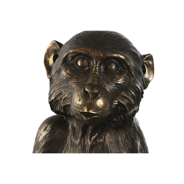 Decorative Figure Home ESPRIT Golden Dark brown Monkey 40 x 37 x 50 cm - Image 4