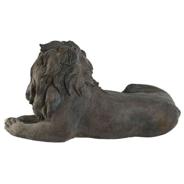 Decorative Figure Home ESPRIT Grey Lion 80 x 36 x 39 cm - Image 2