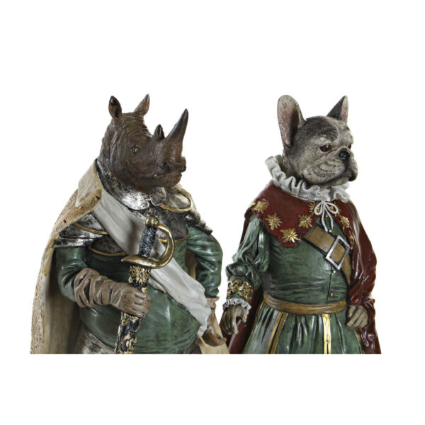 Decorative Figure Home ESPRIT Multicolour Animal 20 x 15 x 42 cm (2 Units) - Image 4