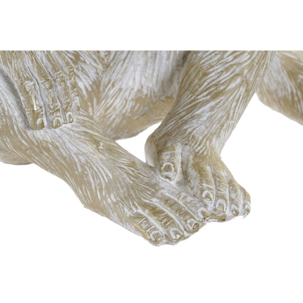 Decorative Figure Home ESPRIT Golden Monkey Tropical 21 x 17 x 25 cm (3 Units) - Image 3