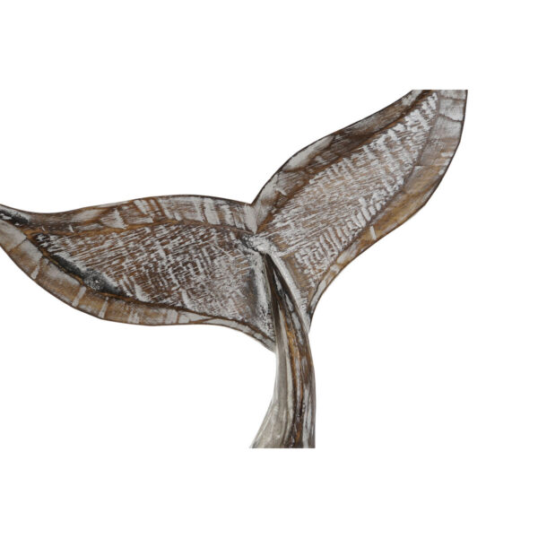 Decorative Figure Home ESPRIT White Natural Mediterranean Stripped 25 x 6 x 33 cm (2 Units) - Image 5