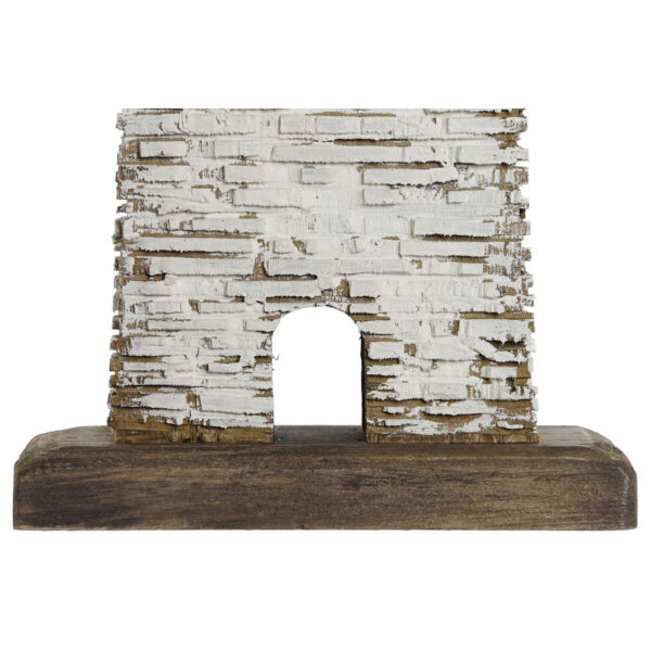 Decorative Figure Home ESPRIT White Natural Headlight Aged finish 22,5 x 11 x 51 cm - Image 3