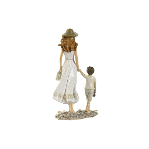 Decorative Figure Home ESPRIT White Beige 14,5 x 8 x 24,5 cm (2 Units) - Image 3