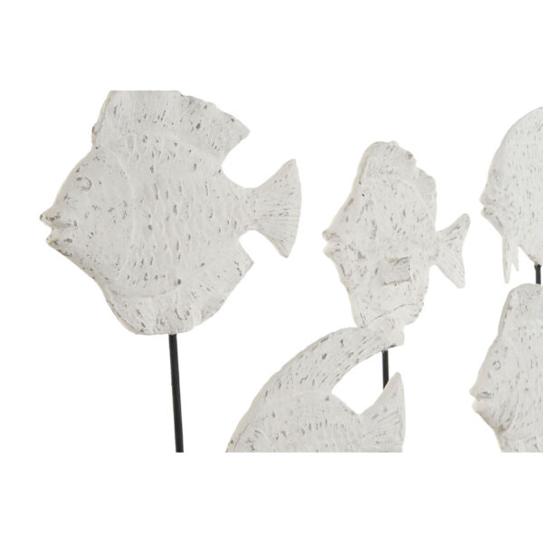 Decorative Figure Home ESPRIT White Natural Spirals Mediterranean 51 x 7,5 x 36 cm - Image 2