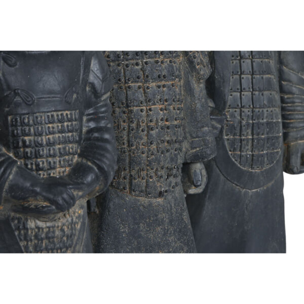 Decorative Figure Home ESPRIT Grey Warrior 18,5 x 16,5 x 57 cm (3 Units) - Image 3