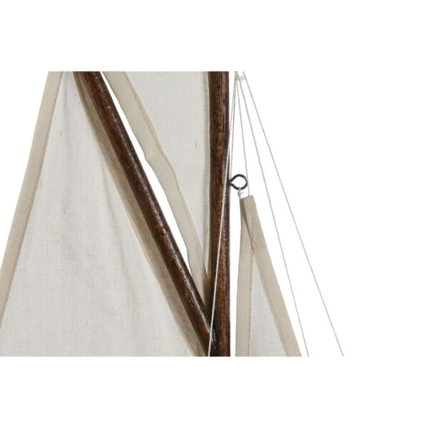 Decorative Figure Home ESPRIT White Brown Mediterranean 55 x 8 x 70 cm (3 Pieces) - Image 2