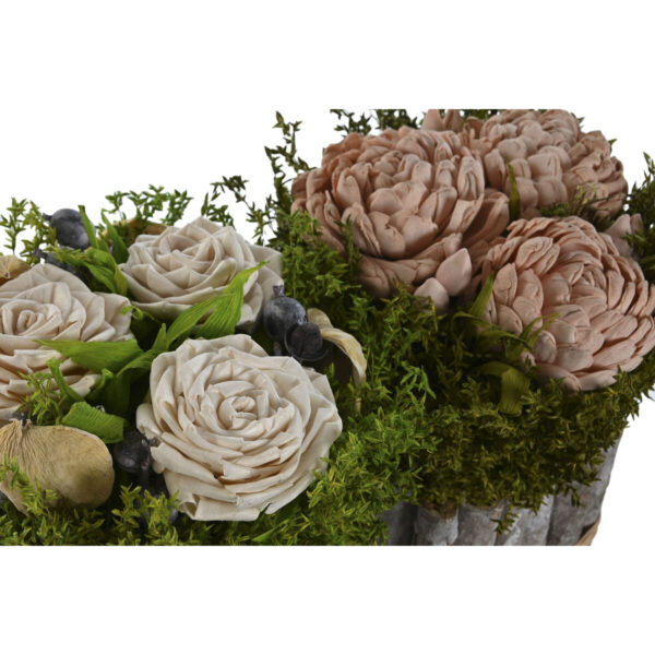 Decorative Plant Home ESPRIT Flower 18 x 18 x 24 cm (2 Units) - Image 2