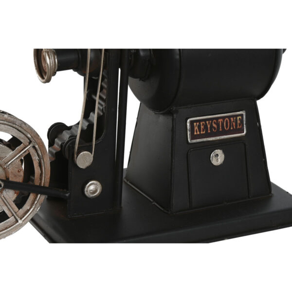 Decorative Figure Home ESPRIT Black Silver Vintage Classic cinema 23,5 x 11 x 24,5 cm - Image 2