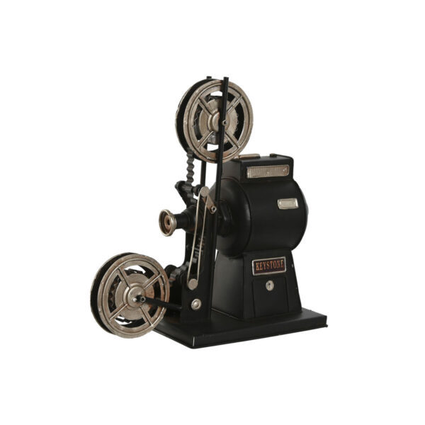 Decorative Figure Home ESPRIT Black Silver Vintage Classic cinema 23,5 x 11 x 24,5 cm - Image 3