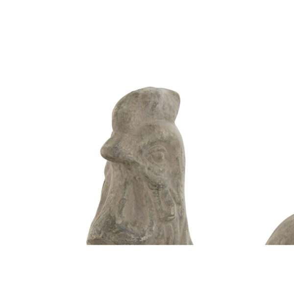 Decorative Figure Home ESPRIT Grey Chicken Aged finish 25 x 16 x 32 cm - Image 2