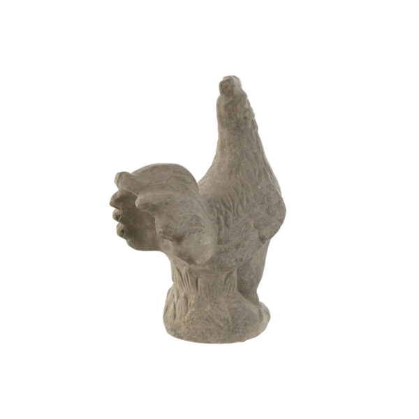 Decorative Figure Home ESPRIT Grey Chicken Aged finish 25 x 16 x 32 cm - Image 3