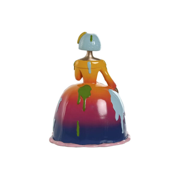 Decorative Figure Home ESPRIT Multicolour Lady 21 x 16 x 25 cm (3 Units) - Image 3