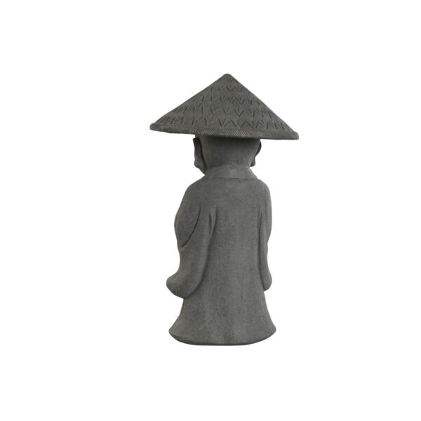 Decorative Figure Home ESPRIT Grey Monk Oriental 30 x 30 x 53 cm - Image 4